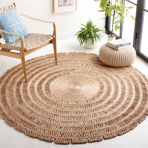 Safavieh Natural Fiber Area Rug - Eco-friendly Jute Flat Weave, Elegant Casual Style For Timeless Home Décor Natural Jute Nf177a-3r