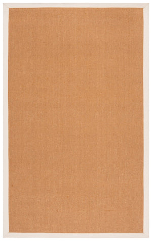 Safavieh Natural Handwoven Jute Rug In Ivory — Low-Profile Flatweave, Durable Artisanal Texture For Home Decor 6'-0" x 9'-0" NF194A-6