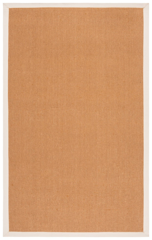 Safavieh Natural Handwoven Jute Rug In Ivory — Low-Profile Flatweave, Durable Artisanal Texture For Home Decor 6'-0" x 9'-0" NF194A-6