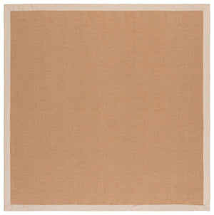 Safavieh Natural Handwoven Jute Rug In Ivory — Low-Profile Flatweave, Durable Artisanal Texture For Home Decor 6'-0" x 9'-0" NF194A-6