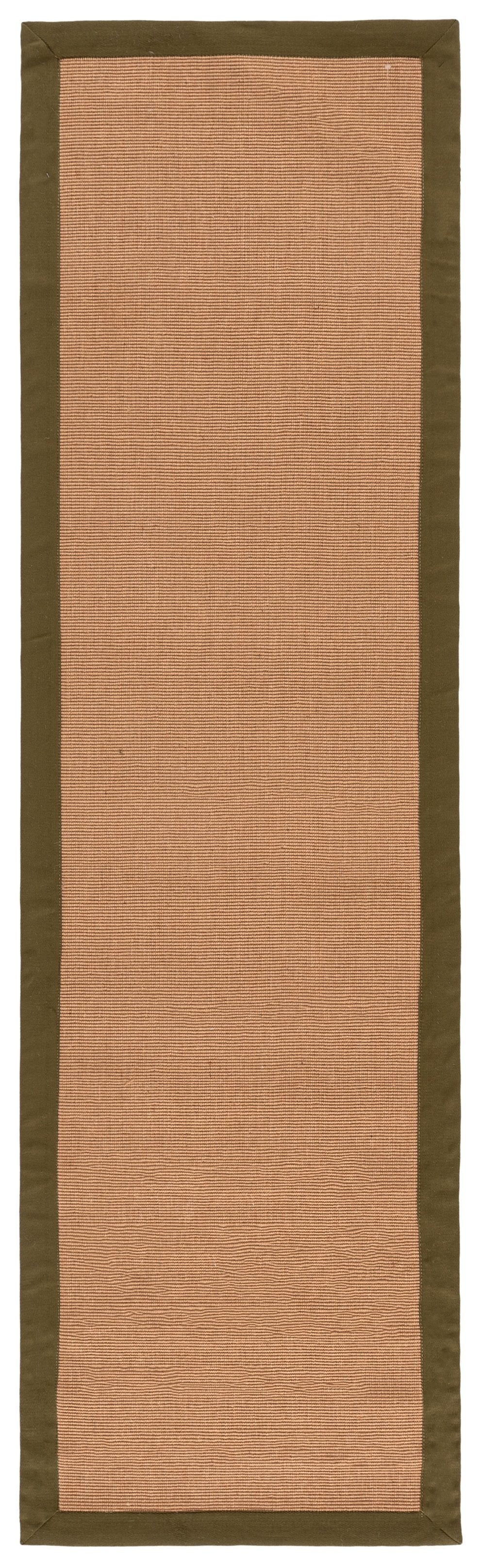 Safavieh Natural Handcrafted Jute Rug In Light Brown — Low-Profile Flatweave, Coastal Minimalist Texture 4'-0" x 6'-0" NF194E-4