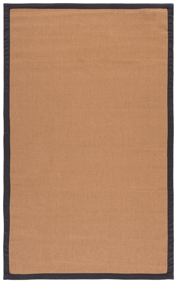 Safavieh Natural Handcrafted Jute Area Rug 8X10 Flatweave In Natural & Dark Grey — Low-Profile Durable Texture 9'-0" x 12'-0" NF194F-9