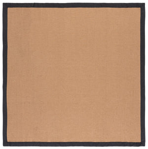 Safavieh Natural Handcrafted Jute Flat-Weave Area Rug In Natural & Dark Grey — Low-Profile, Eco-Friendly Chic 4'-0" x 6'-0" NF194F-4