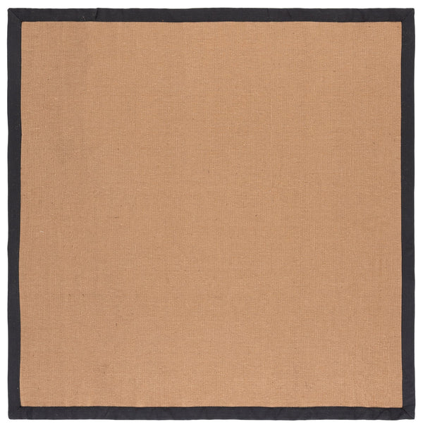 Safavieh Natural Handcrafted Jute Flat-Weave Area Rug In Natural & Dark Grey — Low-Profile, Eco-Friendly Chic 4'-0" x 6'-0" NF194F-4