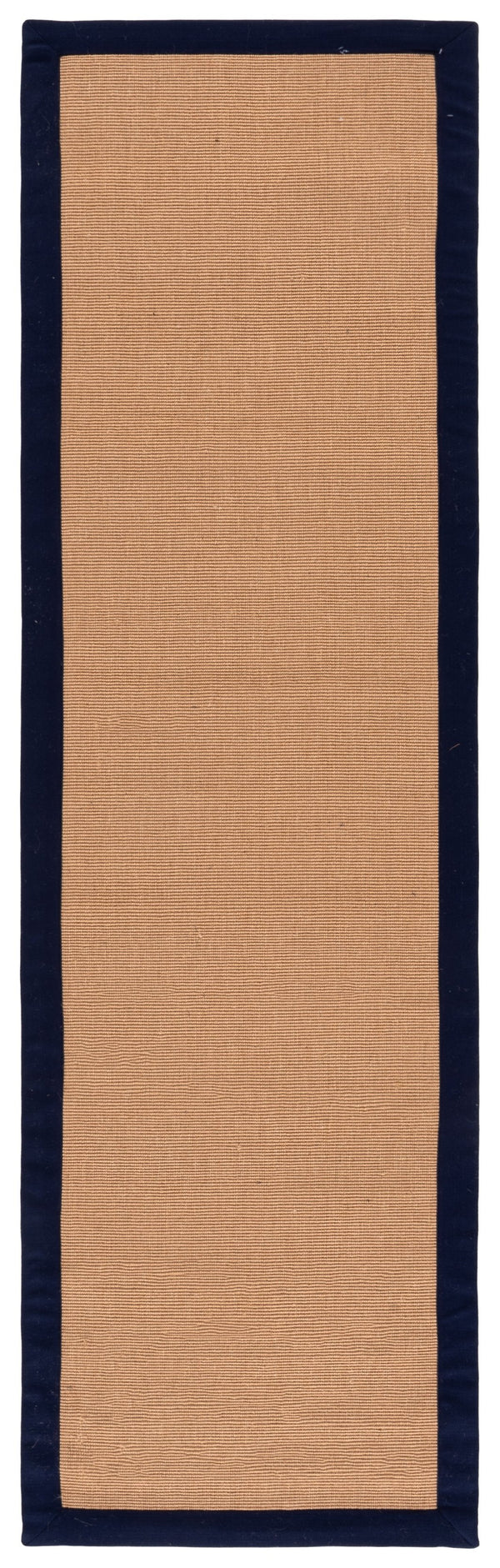 Safavieh Natural Handcrafted Flat-Weave Jute Rug In Muted Navy — Coastal-Ready Low-Profile Texture, Durable Elegance 6'-0" x 6'-0" NF194N-6SQ