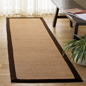 Safavieh Natural Handwoven Jute Runner Rug — Flatweave Natural Brown Hallway Accent, Eco-Friendly Texture 2'-3" x 8'-0" NF194T-28