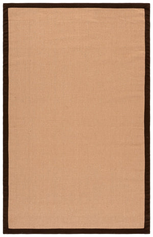 Safavieh Natural Handwoven Jute Rug 85% Jute Flat-Weave 5X8 Medium Area Rug Neutral Brown Coastal Chic 6'-0" x 9'-0" NF194T-6
