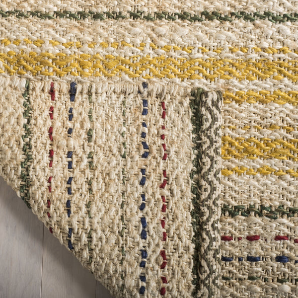 Natural Fiber Hand Woven Jute Rug from India - Durable, Eco-Friendly, and Stylish Home Accent Piece