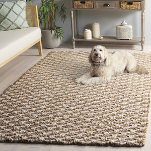 Safavieh Natural Handwoven Jute Runner Rug - Exquisite Indian Craftsmanship For Elegant Home Decor Natural ,Bleach Jute Nf269a-5