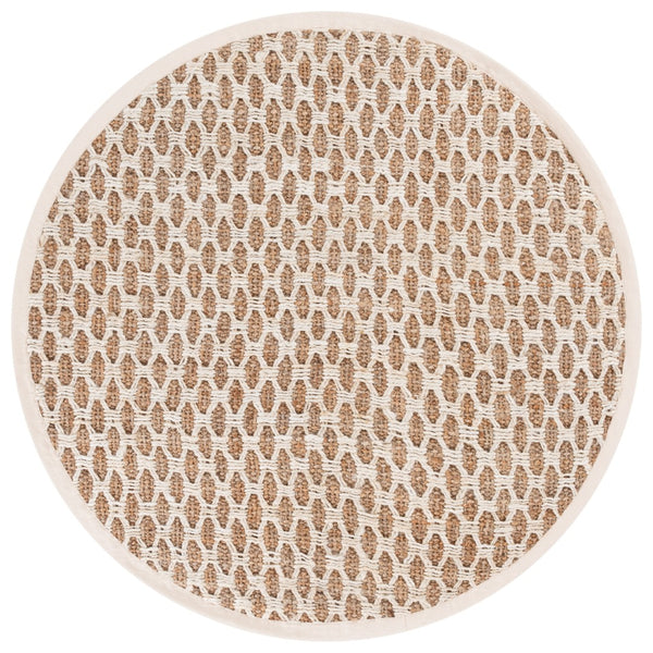 Safavieh Natural Fiber Area Rug - Handwoven Jute Luxury For Cozy Elegance In Any Home Décor Style Natural ,Bleach Jute Nf269a-4