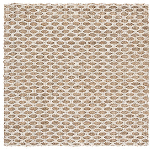 Safavieh Natural Handwoven Jute Runner Rug - Exquisite Indian Craftsmanship For Elegant Home Decor Natural ,Bleach Jute Nf269a-6sq