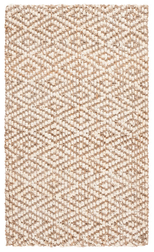 Safavieh Natural Handwoven Jute Rug - Sustainable Elegance For Home Decor, Exquisite Indian Craftsmanship Natural ,Bleach Jute Nf271a-4