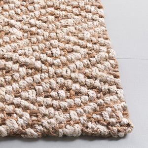Safavieh Natural Handwoven Jute Rug - Sustainable Elegance For Home Decor, Exquisite Indian Craftsmanship Natural ,Bleach Jute Nf271a-4