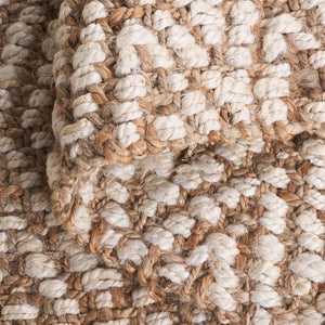 Safavieh Natural Handwoven Jute Rug - Sustainable Elegance For Home Decor, Exquisite Indian Craftsmanship Natural ,Bleach Jute Nf271a-4