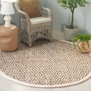 Safavieh Natural Handwoven Jute Area Runner Rug - Sustainable Artistry For Stylish Home Décor And Comfort Natural ,Bleach Jute Nf271a-6r