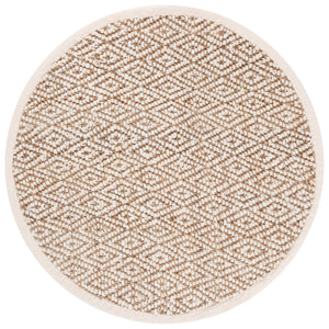 Safavieh Natural Handwoven Jute Rug - Sustainable Elegance For Home Decor, Exquisite Indian Craftsmanship Natural ,Bleach Jute Nf271a-4