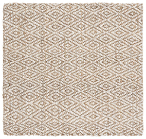 Safavieh Natural Handwoven Jute Area Runner Rug - Sustainable Artistry For Stylish Home Décor And Comfort Natural ,Bleach Jute Nf271a-6sq