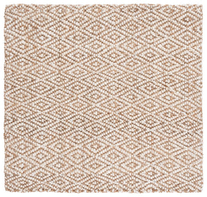 Safavieh Natural Handwoven Jute Rug - Sustainable Elegance For Home Decor, Exquisite Indian Craftsmanship Natural ,Bleach Jute Nf271a-4