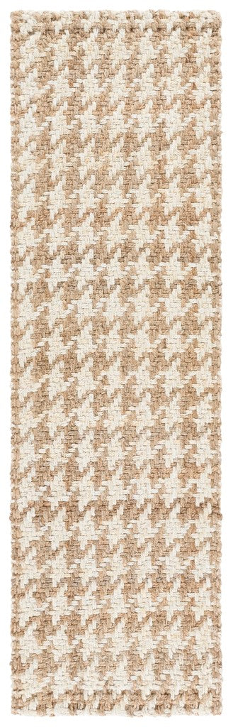 Safavieh Natural Handwoven Jute Rug - Timeless Craftsmanship From India, Perfect For Any Room Decor Style Natural ,Bleach Jute Nf272a-8