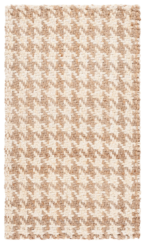 Safavieh Natural Handwoven Jute Runner Rug - Luxurious Minimalist Design For Stylish Home Decor Elegance Natural ,Bleach Jute Nf272a-3