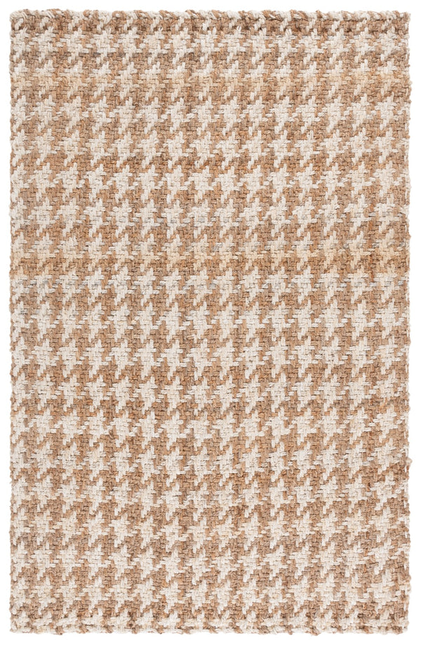 Safavieh Natural Handwoven Jute Rug - Timeless Craftsmanship From India, Perfect For Any Room Decor Style Natural ,Bleach Jute Nf272a-8