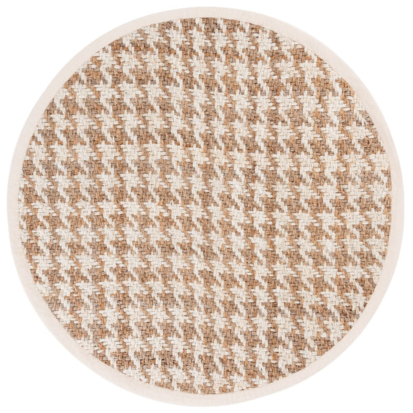 Safavieh Natural Handwoven Jute Rug - Timeless Craftsmanship From India, Perfect For Any Room Decor Style Natural ,Bleach Jute Nf272a-8