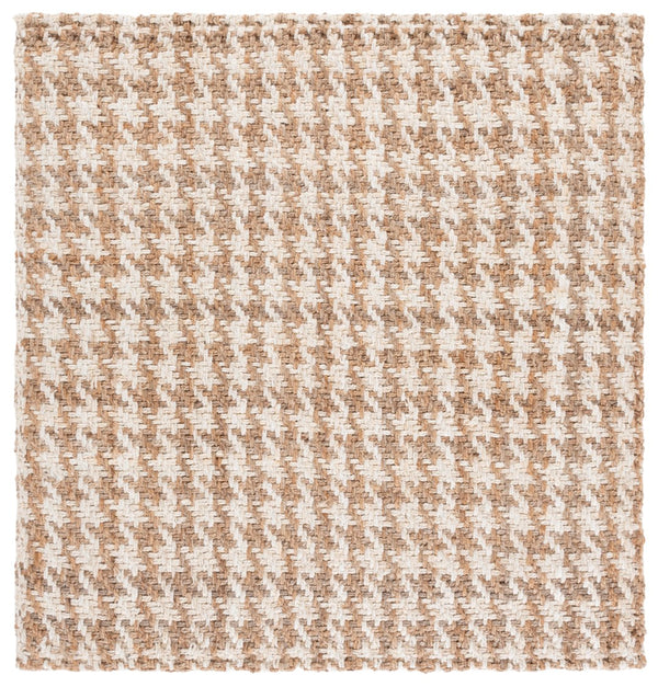 Safavieh Natural Handwoven Jute Rug - Timeless Craftsmanship From India, Perfect For Any Room Decor Style Natural ,Bleach Jute Nf272a-8