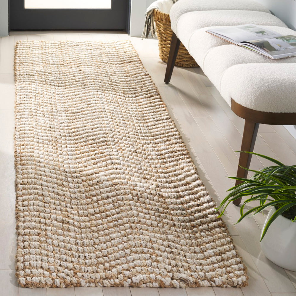 Safavieh Natural Area Rug - Handwoven Jute In Neutral Tones For Effortless Elegance And Rustic Charm Natural ,Bleach Jute Nf273a-6