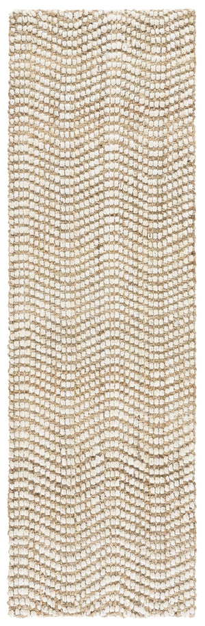 Safavieh Natural Fiber Runner Area Rug - Handwoven Jute Elegance From India For Stylish Home Décor Upgrade Natural ,Bleach Jute Nf273a-28