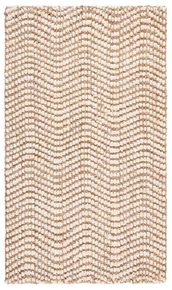 Safavieh Natural Fiber Runner Area Rug - Handwoven Jute Elegance From India For Stylish Home Décor Upgrade Natural ,Bleach Jute Nf273a-3