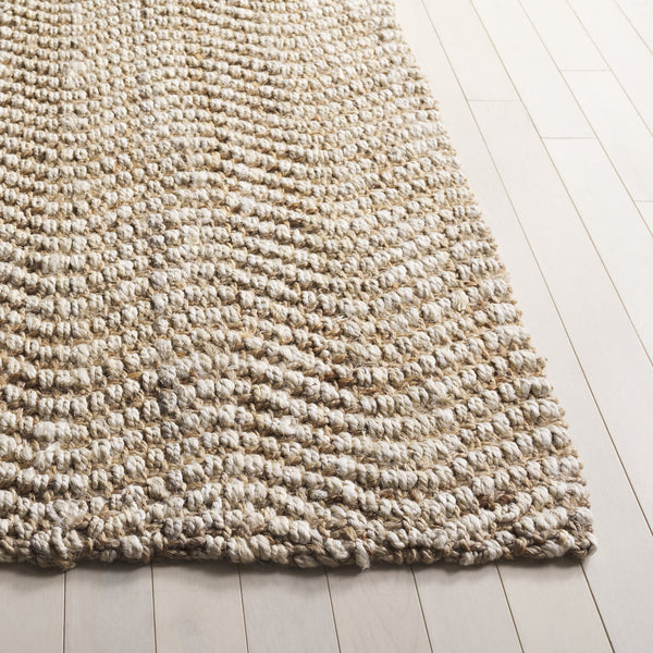 Safavieh Natural Fiber Runner Area Rug - Handwoven Jute Elegance From India For Stylish Home Décor Upgrade Natural ,Bleach Jute Nf273a-5