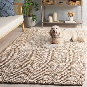 Safavieh Natural Area Rug - Handwoven Jute In Neutral Tones For Effortless Elegance And Rustic Charm Natural ,Bleach Jute Nf273a-6