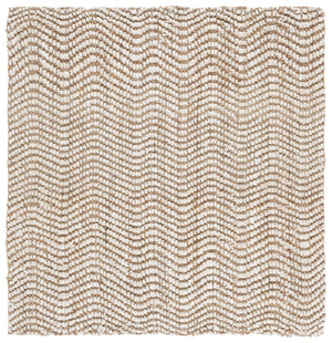 Safavieh Natural Fiber Runner Area Rug - Handwoven Jute Elegance From India For Stylish Home Décor Upgrade Natural ,Bleach Jute Nf273a-6sq