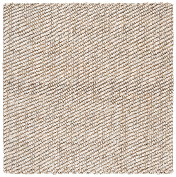 Safavieh Natural Handwoven Jute Runner Rug – Luxurious, Durable, And Stylish Addition To Any Home Décor Natural ,Bleach Jute Nf274a-6sq