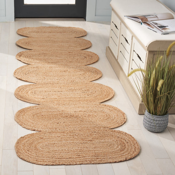 Safavieh Natural Hand-woven Jute Area Rug - Elegant 8’ X 10’ Contemporary Design For Cozy Living Spaces Natural Jute Pile Nf358a-28