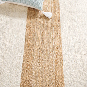 Safavieh Natural Handwoven Jute Area Rug - Unique Artisan Quality, Eco-friendly Design For Elegant Spaces Natural ,Bleach Jute Pile Nf362a-6sq