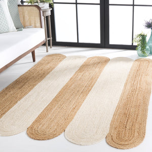 Safavieh Natural Handwoven Jute Area Rug - Unique Artisan Quality, Eco-friendly Design For Elegant Spaces Natural ,Bleach Jute Pile Nf362a-6sq