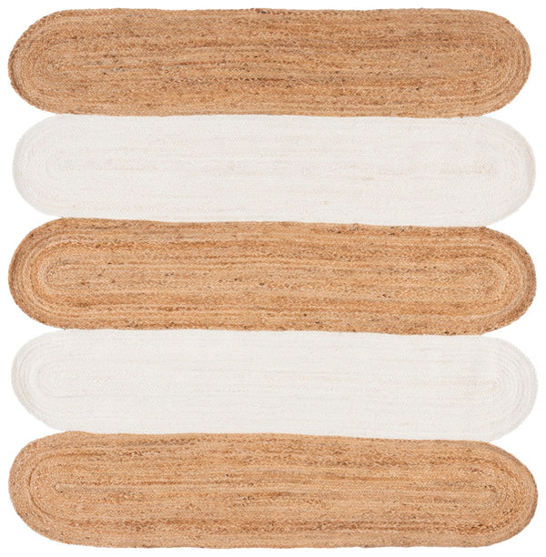 Safavieh Natural Hand-woven Jute Area Rug – Elegant Minimalist Design For Serene Home Interiors And Decor Natural ,Bleach Jute Pile Nf362a-3