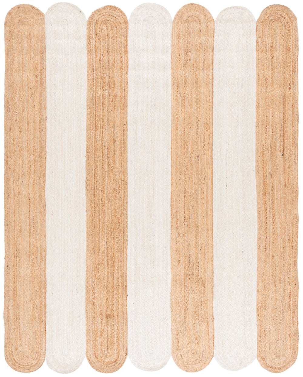 Safavieh Natural Handwoven Jute Area Rug - Unique Artisan Quality, Eco-friendly Design For Elegant Spaces Natural ,Bleach Jute Pile Nf362a-6sq