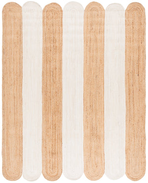 Safavieh Natural Handwoven Jute Area Rug - Unique Artisan Quality, Eco-friendly Design For Elegant Spaces Natural ,Bleach Jute Pile Nf362a-6sq
