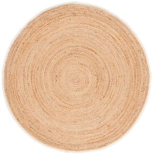 Safavieh Natural Hand Woven Jute Area Rug From India - Contemporary Style For Timeless Home Decor Appeal Natural Jute Pile Nf366a-3r