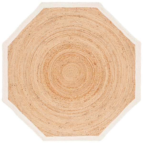 Safavieh Natural Handwoven Jute Area Rug - Elegant And Functional Home Décor For Modern Spaces, 1/8 Inch Thick Natural ,Bleach Jute Pile Nf367a-33s