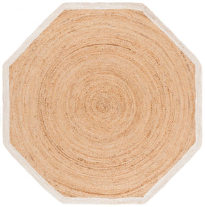 Safavieh Natural Handwoven Jute Area Rug - Elegant And Functional Home Décor For Modern Spaces, 1/8 Inch Thick Natural ,Bleach Jute Pile Nf367a-33s