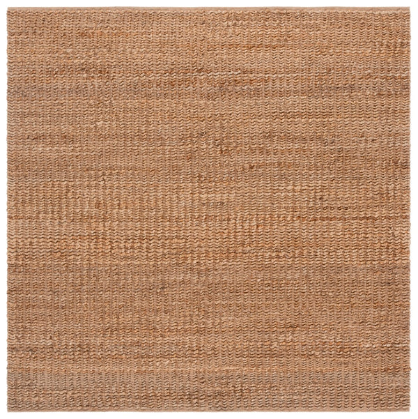 Safavieh Natural Handcrafted Jute And Cotton Area Rug - Eco-friendly, Durable, Stylish Accent For Modern Homes Natural 90% Jute,10% Recycled Cotton Nf371a-3