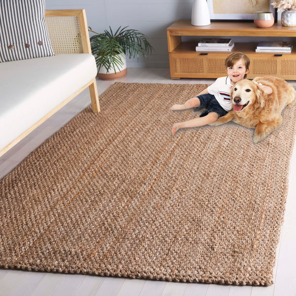 Safavieh Natural Jute Area Rug – Handwoven Eco-friendly 3x5 Feet For Contemporary Home Décor And Style Natural Jute Pile Nf402a-6