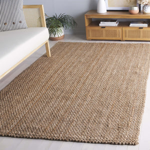 Safavieh Natural Hand Woven Jute Runner Rug - Elegant Sustainable Home Décor For Hallway & Living Spaces Natural Jute Pile Nf402a-5