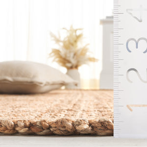 Safavieh Natural Hand Woven Jute Runner Rug - Exquisite Artisan Crafted Design For Elegant, Durable Spaces Natural Jute Pile Nf403a-5