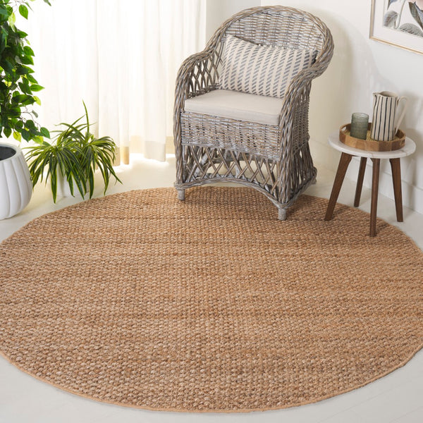 Safavieh Natural Hand Woven Jute Area Rug - Timeless Elegance For Any Room, Durable And Easy To Care For Natural Jute Pile Nf403a-8