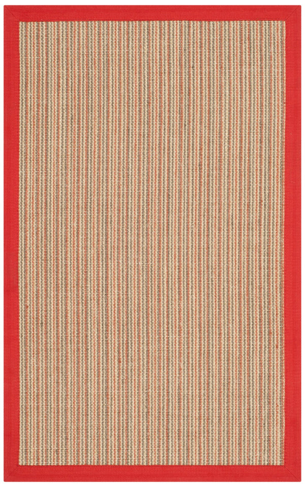 Safavieh Nf Elegant Sisal Area Rug - Earthy Tones, Durable Design, Perfect For Hallways And Narrow Spaces Rust ,Rust Sisal With Latex Nf442b-280