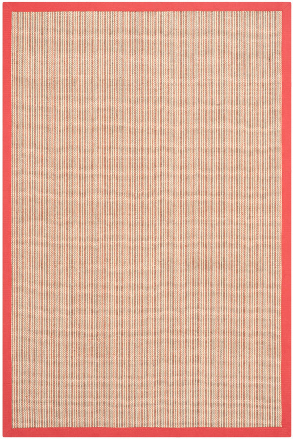 Safavieh Nf Elegant Sisal Area Rug - Earthy Tones, Durable Design, Perfect For Hallways And Narrow Spaces Rust ,Rust Sisal With Latex Nf442b-280